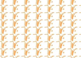 Vector texture background, seamless pattern. Hand drawn, orange, white colors.