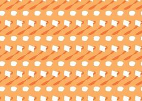 Vector texture background, seamless pattern. Hand drawn, orange, white colors.
