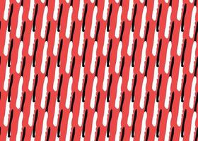 Vector texture background, seamless pattern. Hand drawn, red, white, black colors.