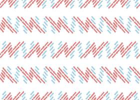 Vector texture background, seamless pattern. Hand drawn, red, blue, white colors.