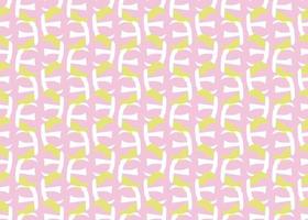 Vector texture background, seamless pattern. Hand drawn, pink, yellow, white colors.