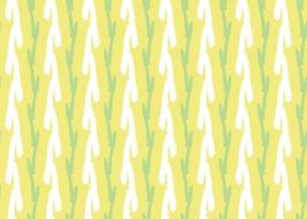 Vector texture background, seamless pattern. Hand drawn, yellow, green, white colors.