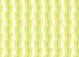 Vector texture background, seamless pattern. Hand drawn, yellow, green, white colors.