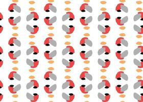 Vector texture background, seamless pattern. Hand drawn, grey, red, black, orange, white colors.