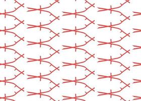 Vector texture background, seamless pattern. Hand drawn, red, white colors.