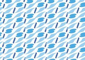 Vector texture background, seamless pattern. Hand drawn, blue, white colors.