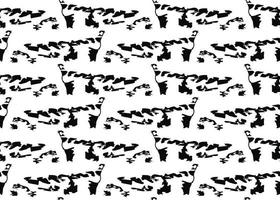 Vector texture background, seamless pattern. Hand drawn, black, white colors.