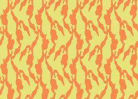 Vector texture background, seamless pattern. Hand drawn, orange, yellow colors.