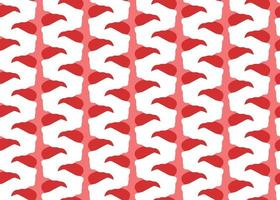 Vector texture background, seamless pattern. Hand drawn, red, white colors.