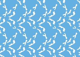 Vector texture background, seamless pattern. Hand drawn, blue, white colors.