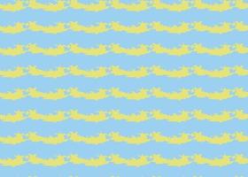 Vector texture background, seamless pattern. Hand drawn, blue, yellow colors.