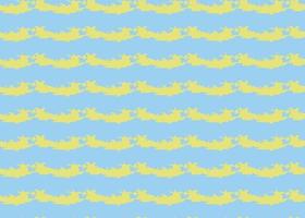 Vector texture background, seamless pattern. Hand drawn, blue, yellow colors.