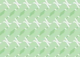 Vector texture background, seamless pattern. Hand drawn, green, white colors.