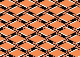 Vector texture background, seamless pattern. Hand drawn, orange, black, white colors.