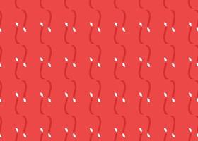 Vector texture background, seamless pattern. Hand drawn, red, white colors.