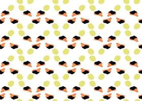 Vector texture background, seamless pattern. Hand drawn, yellow, orange, black, white colors.