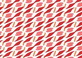 Vector texture background, seamless pattern. Hand drawn, red, orange, white colors.
