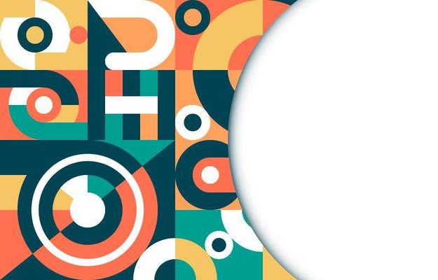 Colorfull Abstract Geometric Background