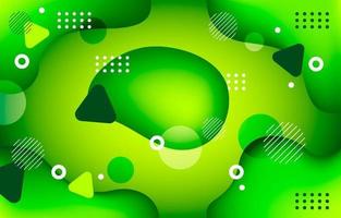 Green Abstract Liquid Background vector