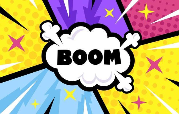 Comic Halftone Background