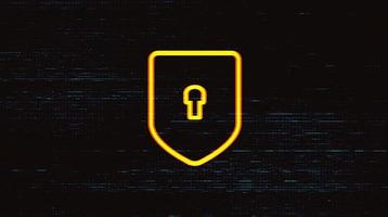Digital Technology Shield vector