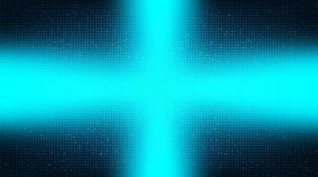 Light Circuit Microchip on Technology Background vector