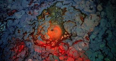 Liquid of Ink Exploding Lava