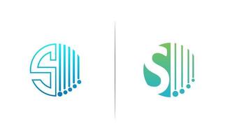 letter s jewelry logo concept design vector