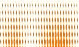 Abstract Orange Halftone Pattern vector