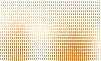 Abstract Orange Halftone Pattern vector