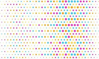 Beautiful Colored Dots Pattern vector