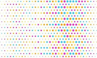 Beautiful Colored Dots Pattern vector