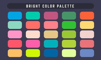 Bright Vector Color Palette