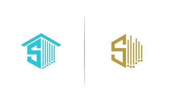 letter S jewelry logo template vector