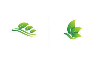 snail eco leaf nature vector logo template