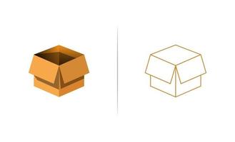 Design box packaging vector illustration