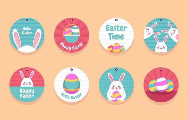 Cute Easter Gift Tag Collection