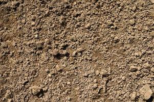 Background texture from the smooth surface of earth soil photo
