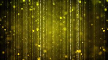 Glittering Particles of Dust Background with Golden Lines video