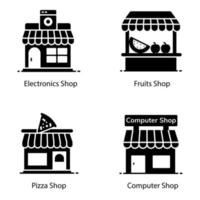 Building and Architecture Icons vector