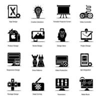 Creative Process Elements vector