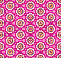 Funny geometric shape swirl seamless pattern vector