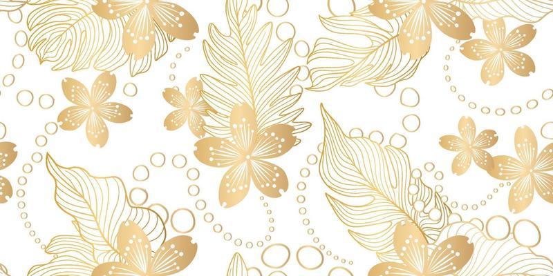 Floral seamless pattern in eastern style