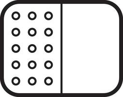 Line icon for background vector
