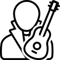 icono de línea para compositor vector