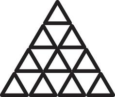 Line icon for build vector