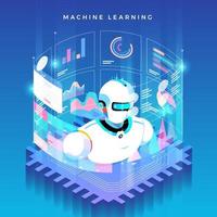 Machine learning technology vector