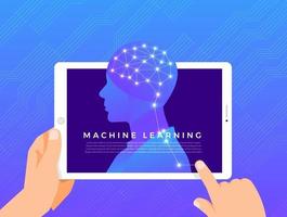 Machine learning technology vector