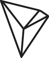 icono de línea para tron vector