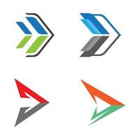 Arrow logo images vector